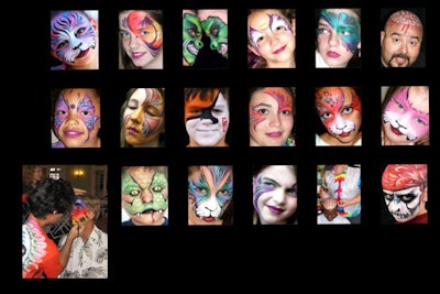 One-of-a-kind, signature face-painting or airbrushing