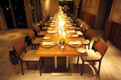 Following the reception, select guests attended a private dinner at St. Regis Bal Harbour's Atlantico restaurant
