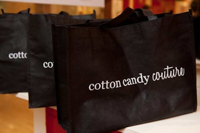 Swag bags were filled with products like lip gloss, candy, and mini bottles of Cotton Candy liqueur.