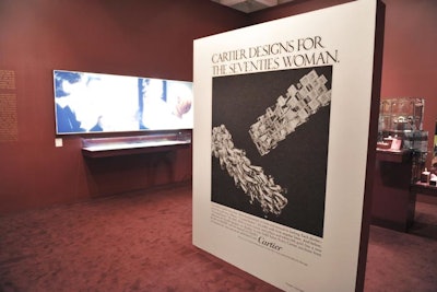 Cartier executives and Stefan Beckman curated the show with the goal of recreating the energy of the 1970s in New York, as seen through the jeweler's lens. In addition to jewelry, the organizers also placed drawings, articles, vintage ads, and scrapbooks on display to form the retrospective. Jewelry historian and author Marion Fasel provided the text and captions for the exhibit.