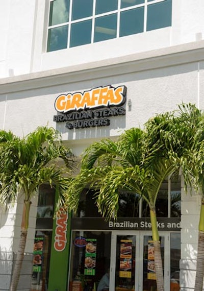 The new location of Giraffas is set in the Shops at Midtown.