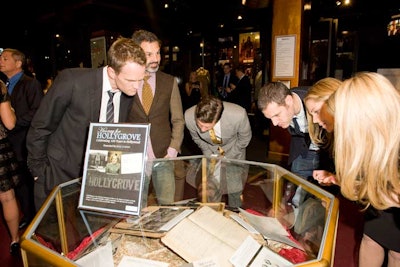 Guests at the Hollygrove gala, including co-host Neil Patrick Harris, checked out the Hollywood Museum's exhibits.