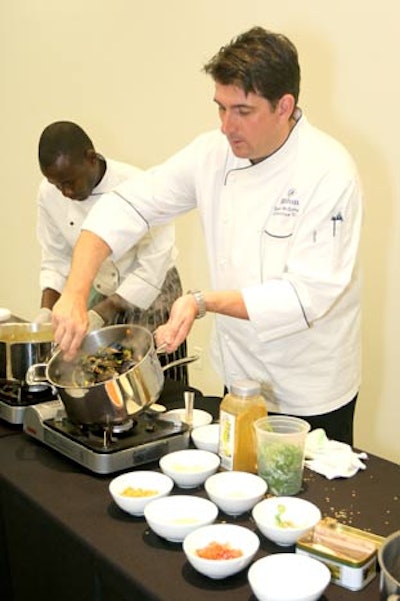 Chefs from 43 local restaurants prepared food for the evening.