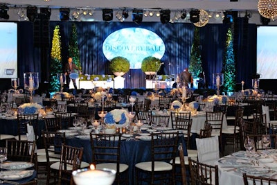 The dinner and program was from 7:20 to 10:30 p.m., and took place in the hotel's Atlantic ballroom.
