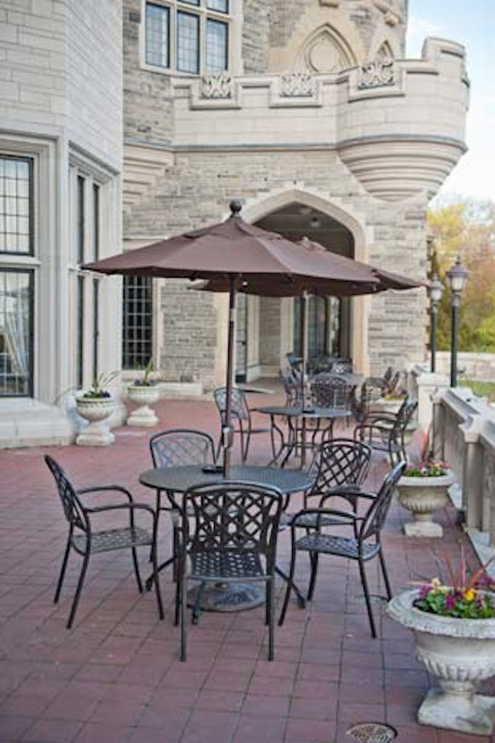 Just in time for summer, Casa Loma now has new patio furniture.