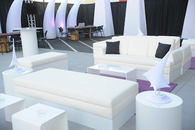 Lounge in pavilion