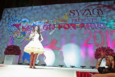 Stores from the Tysons Galleria shopping center showcased their fashions in the show.
