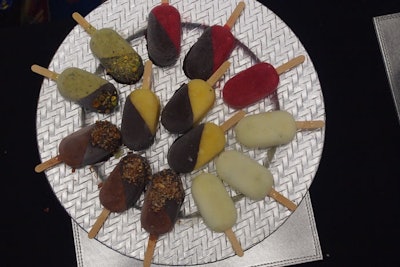 HipPops is a new South Florida company that makes all-natural, kosher-certified pops from gelato, sorbet, and frozen yogurt. The bars come in two sizes, regular and “baby pops,” and more than a dozen flavors that can be topped with three types of chocolate and various toppings to create more than 100 combinations.