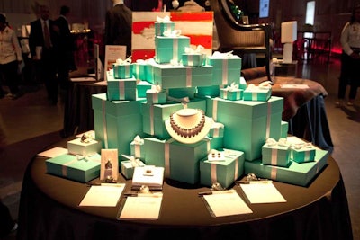 Guests bought raffle tickets for the chance to win Tiffany & Company jewelry.