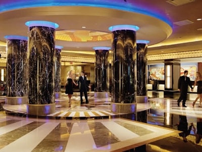 The Luxurious Lobby of Resorts Casino Hotel