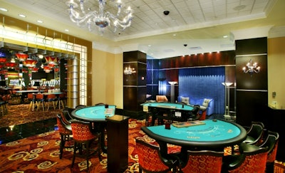 Resorts private table games area