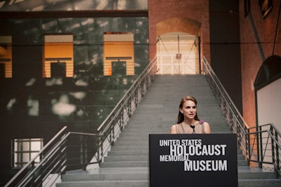 Natalie Portman spoke at the United States Holocaust Memorial Museum's Tribute dinner April 18 at the Gaylord National Hotel & Convention Center.