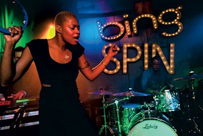 Bing partnered with Spin to host a variety of live-entertainment acts at the Bing Bar, including Drake, Jason Mraz, and Fitz and the Tantrums.