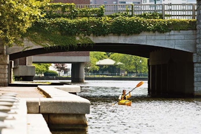 Boston: In April, the Hotel Marlowe in Cambridge, which overlooks the Charles River and the Lechmere Canal, began offering relay-style kayaking races for as many as 40 guests. Races are held in the afternoon and conclude with a cocktail reception featuring regional drinks.