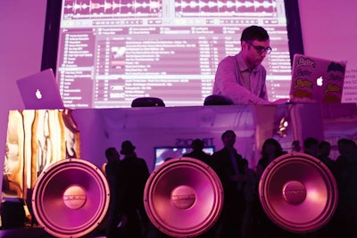 At a preview for Hard Rock Hotels & Casinos’ new music initiatives held in New York in December, DJs spun behind a booth designed to look like oversize speakers by We Came in Peace Inc.
