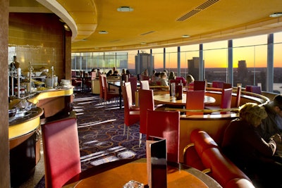 The View Lounge serves a delicious dinner buffet and cocktails.