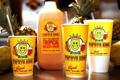 Tropical Juices and Smoothies from Papaya King