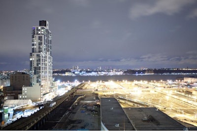 View of Highline and Rail-yard from Terrace