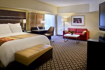 Our Executive King room, a deluxe corner room.