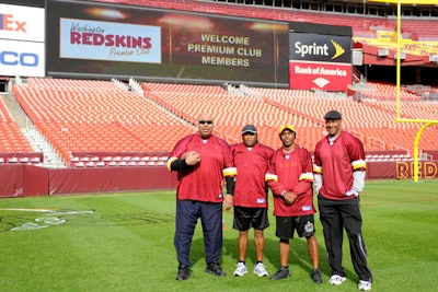 Redskins alumni player appearances