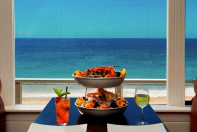 Seafood Tower and Spectacular Views at Gladstones