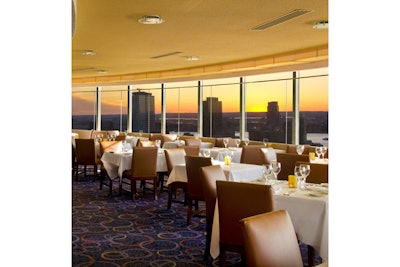 Enjoy gorgeous NYC skyline views while dining at The View.