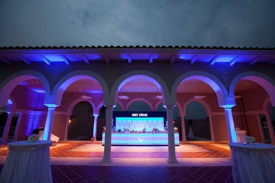 The Grey Goose Lounge after-party followed a dinner at the hotel’s Beach Club