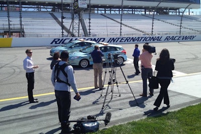 Ford's 'Go Further' tour kicked off April 25 in Richmond, to coincide with the use of a Focus Electric as the pace car for an April 28 race at Richmond International Raceway.