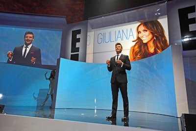 The network's red carpet host, Ryan Seacrest, emceed the event after recently signing a multiplatform deal with NBC Universal. He announced the brand's plans to introduce scripted programming in 2013, as well as its new campaign set to debut July 9.
