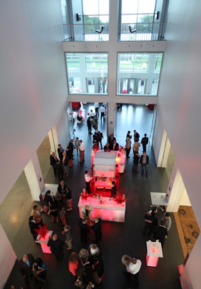The post-conference gathering drew 100 guests to the Museum of Contemporary Art.