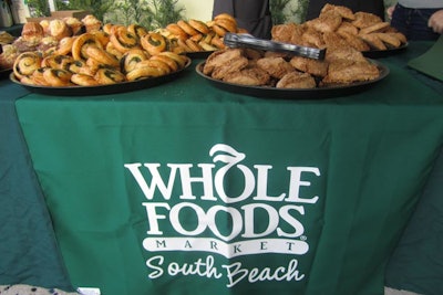 Customers enjoyed a complimentary continental breakfast as well as store-wide vendor sampling. Whole Foods Market catered the event itself.