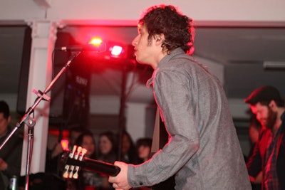 Toronto band Eight and a Half took the stage upstairs.