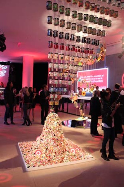 Based in San Francisco, the Candy Store's unique range of offerings was fully displayed in a vignette that saw rows of jars draped beside a sculptural mountain of sweets.