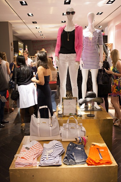 The event took place at the Juicy Couture boutique on Oak Street.