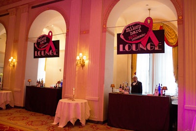 Mike's Hard Lemonade was a sponsor this year and set up a lounge within the cocktail space.