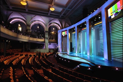 LeFrak Theater stage build out