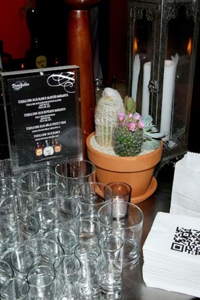 To encourage guests to take part in Don Julio's 'La Primavera' sweepstakes, QR codes were strategically placed throughout the venue and on cocktail napkins.