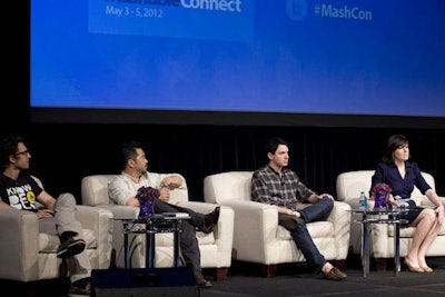 Some presentations were done as panel discussions moderated by a Mashable staff member.