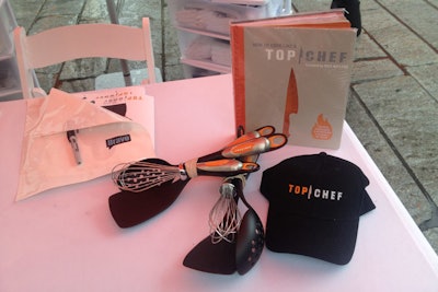 Guests could pick up Top Chef merchandise like cooking tools, apparel, and cookbooks.