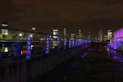 The Hudson River Park gala took place in a tent on Pier 26, one of the park's newest projects.