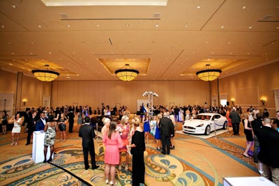 The Orlando Premier Collection displayed two luxury vehicles at the V.I.P. reception, an event for sponsors that contributed at least $1,000 to the fund-raiser.