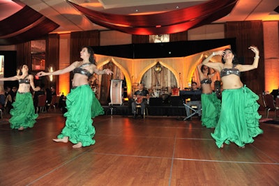 Belly dancers performed at the Bridgepoint Health Foundation's Fandango gala, which had the theme 'On the Nile' this year.