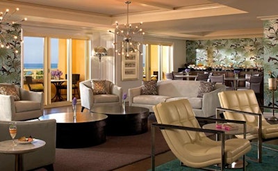 The Ritz-Carlton Palm Beach's new Club Lounge was designed by New York-based Eric Villency to reflect a new vision of the Palm Beach lifestyle.