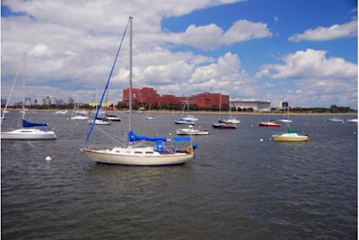 Scenic Water Views Surround the Campus Center, JFK Library