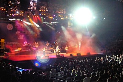 Sold-out show in Shanghai, China.