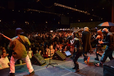 Opening for Sammy Hagar at MGM Grand Arena.