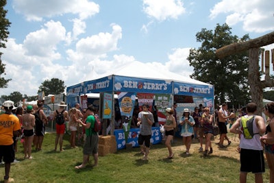 Ben & Jerry's at Bonnaroo