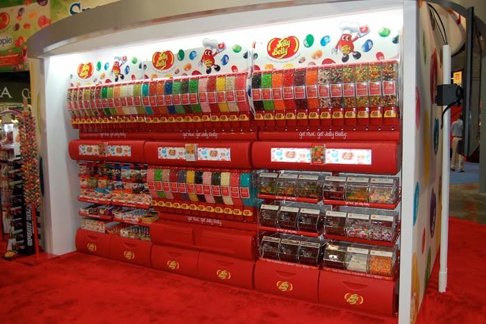 BIG Jelly Belly Candy Plastic Dispenser Retail Store Display 