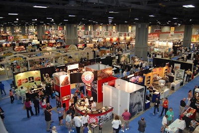 The show covered more than 307,000 square feet across three floors of the convention center.