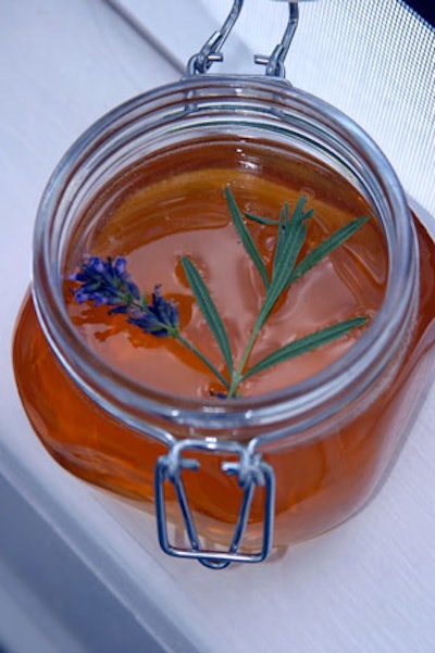 'Favors that connect to the purpose of the party, the host, the guest of honor—all are a must. Honey from your Wisconsin bee farm? Infused with your farmed lavender? Done.'
